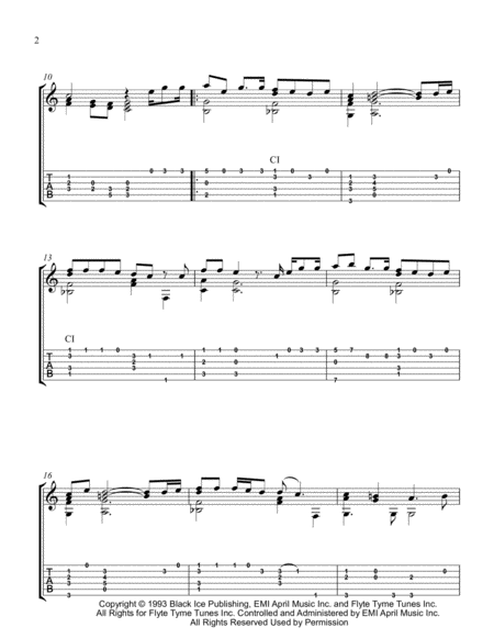 Again Fingerstyle Guitar Arrangement Page 2