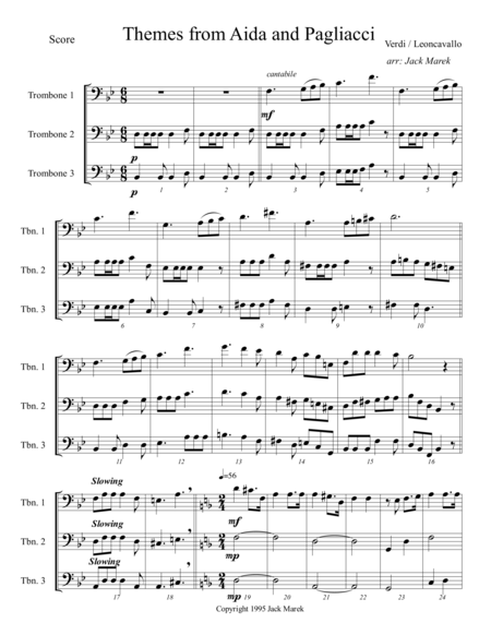 Aida Pagliacci Trombone Trio Page 2