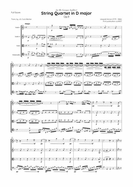 Aimon String Quartet In D Major Op 9 Page 2