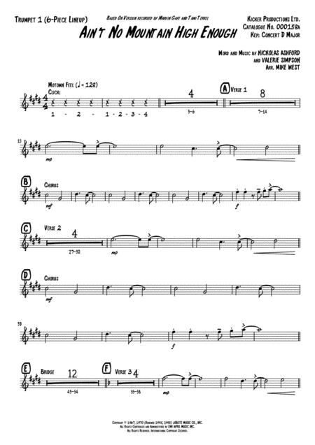 Aint No Mountain High Enough 6 Piece Brass Section Page 2