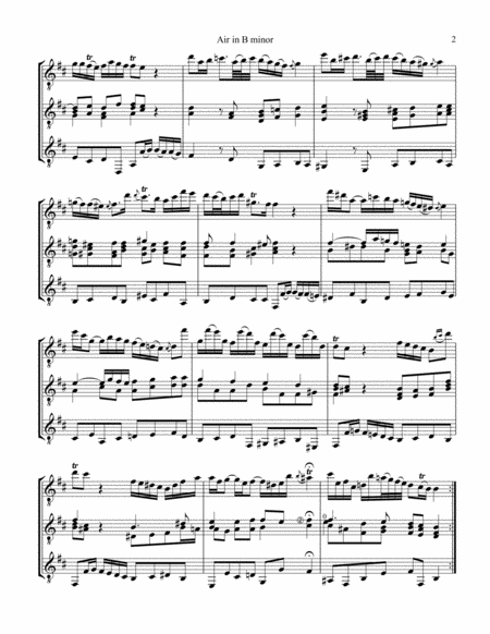 Air In B Minor For Guitar Trio Page 2