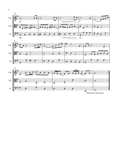 Air On A G String For String Trio Page 2