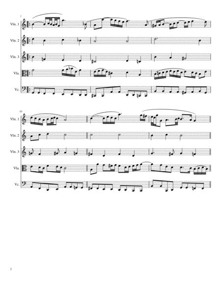 Air On The G String Bwv 1068 Page 2