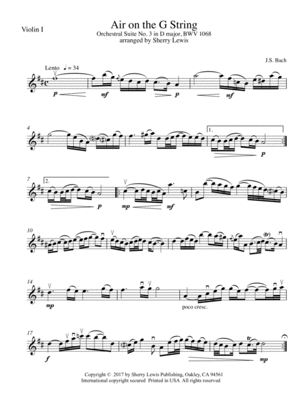 Air On The G String String Trio For String Trio Page 2