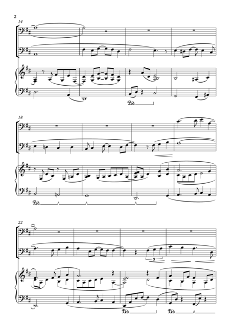 Aladdin A Whole New World For Bassoon Bassoon Piano Trio Including Part Scores Page 2