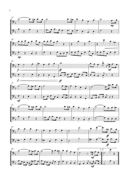 Alexander Ragtime Band For Cello Duet Page 2