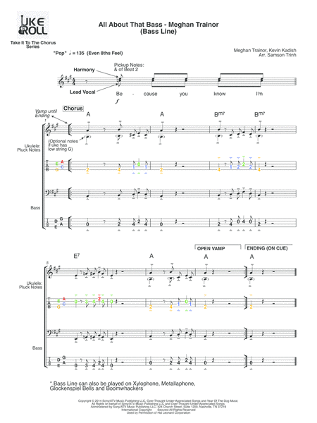 All About That Bass Ukulele Bass Page 2