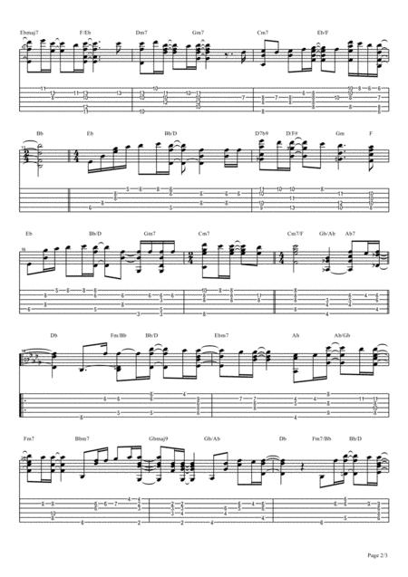 All At Once For Fingerstyle Guitar Page 2