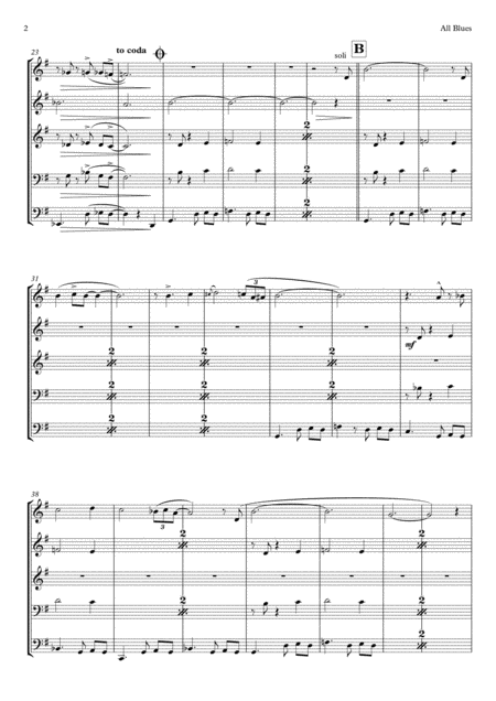 All Blues Brass Quintet Page 2