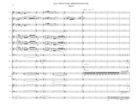 All I Want For Christmas Is You Arranged For Percussion Ensemble Page 2