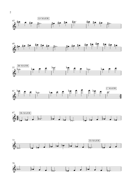 All Major Keys Flute Warm Up Page 2