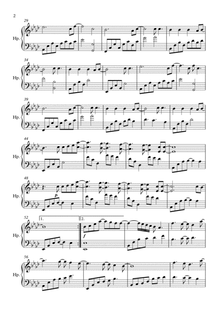 All Of Me Harp Solo Page 2