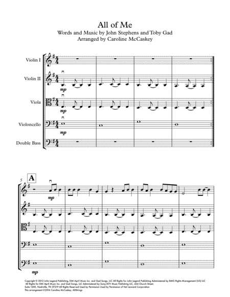 All Of Me String Orchestra Page 2