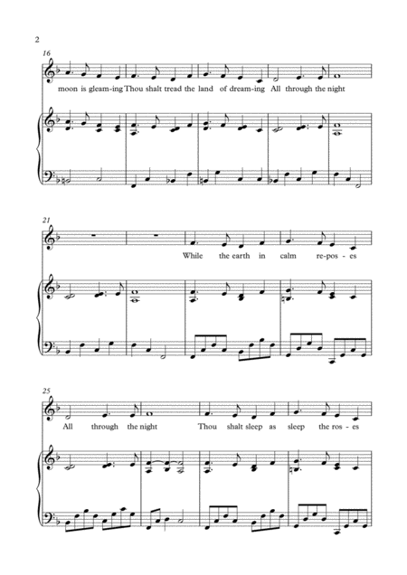 All Through The Night Vocal Arrangement Page 2