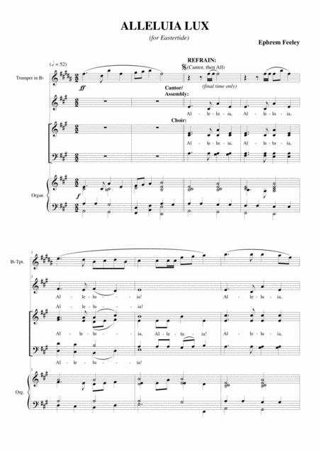 Alleluia Lux Gospel Acclamation For Eastertide Page 2