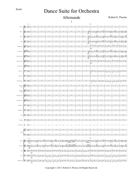 Allemande From The Dance Suite For Orchestra Page 2