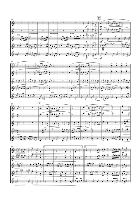 Allerbester Laune German Polka Saxophone Quartet Page 2