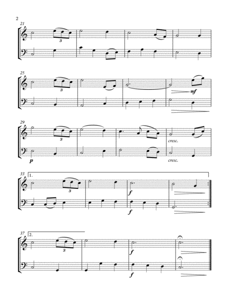 Amaizing Grace Violin Cello Duet Page 2