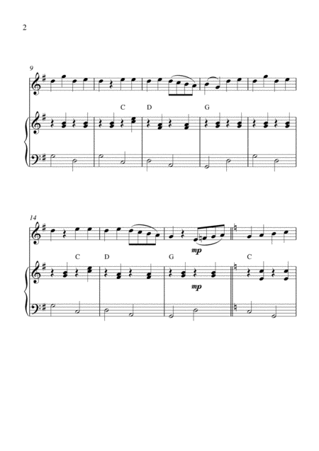 Amaryllis Violin Solo And Piano Accompaniment Page 2