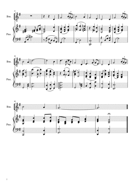 Amazing Grace Alto Saxophone Solo Page 2