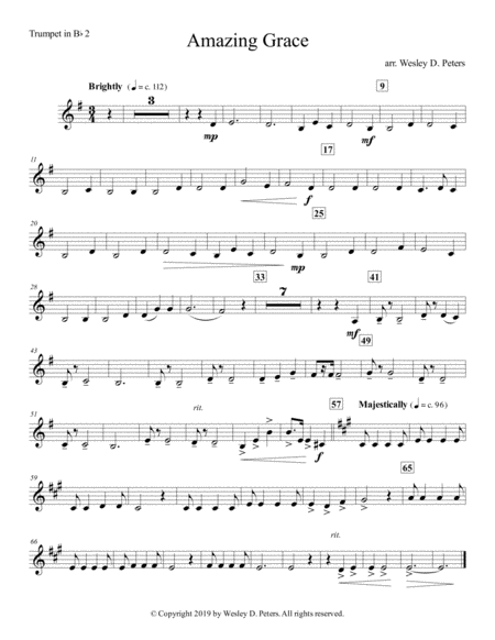 Amazing Grace Brass Quartet Page 2