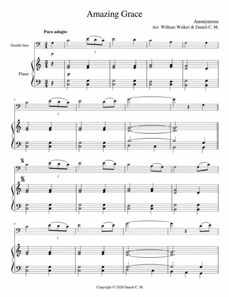 Amazing Grace Double Bass And Piano Page 2