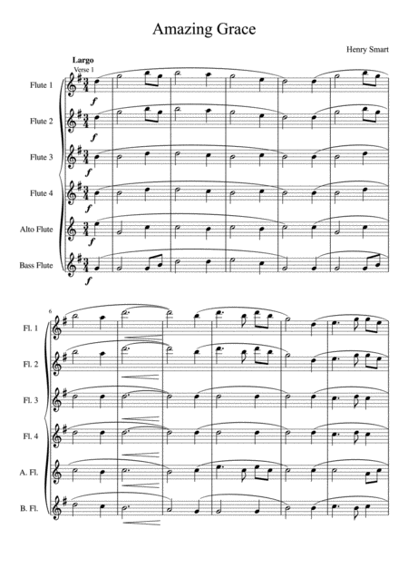 Amazing Grace Flute Choir Page 2