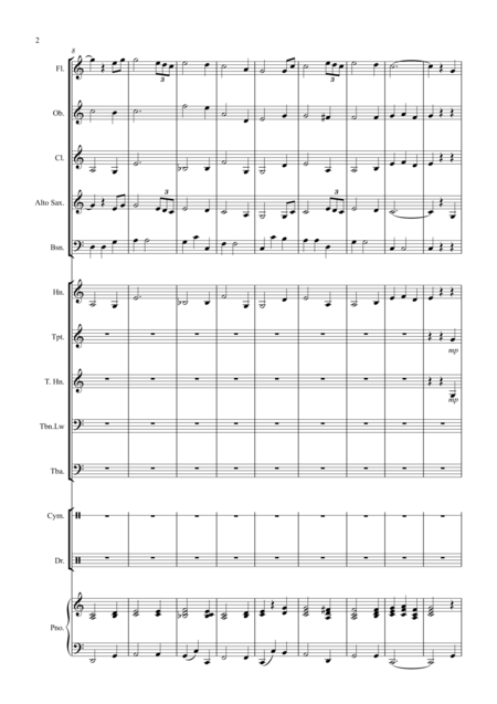 Amazing Grace For School Concert Band Page 2