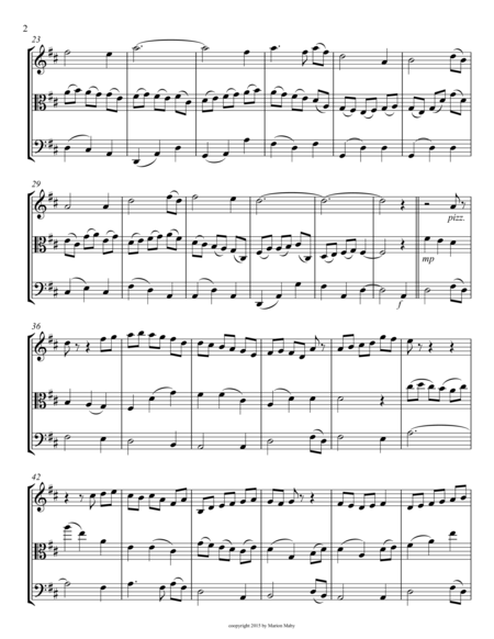 Amazing Grace For String Trio Vln Vla Cello Page 2