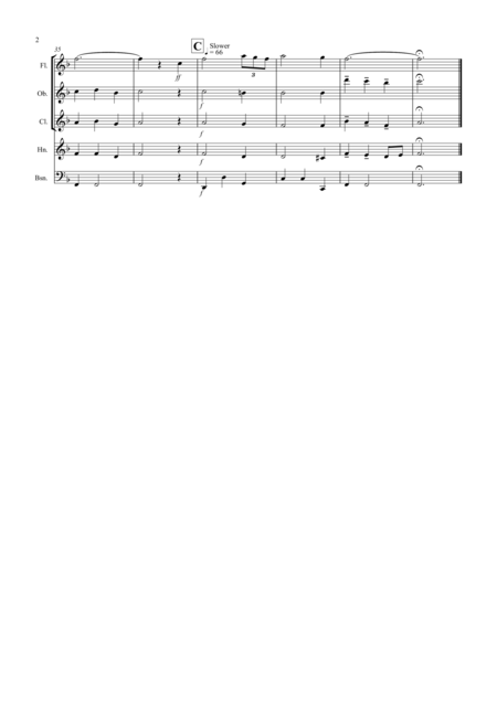 Amazing Grace For Wind Quintet Page 2