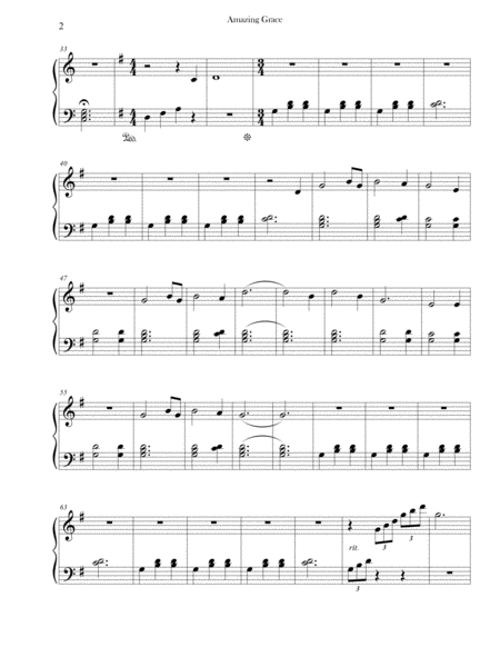 Amazing Grace Late Beginner Level 2a Page 2