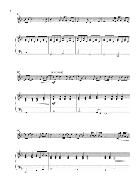 Amazing Grace My Chains Are Gone For Alto Saxophone Solo And Piano Page 2