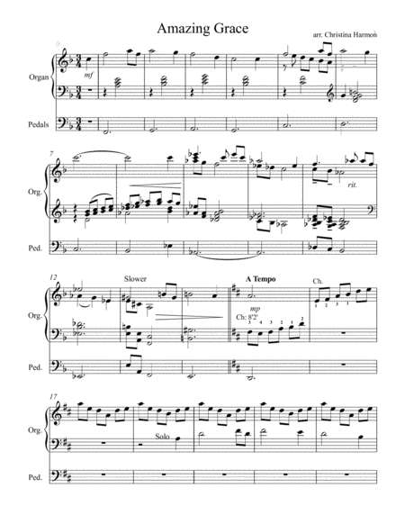 Amazing Grace Organ Page 2