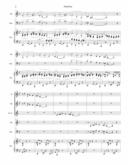 America For Woodwind Quintet Page 2