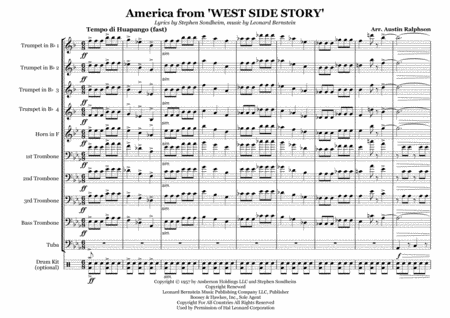 America From West Side Story Brass Ensemble Page 2