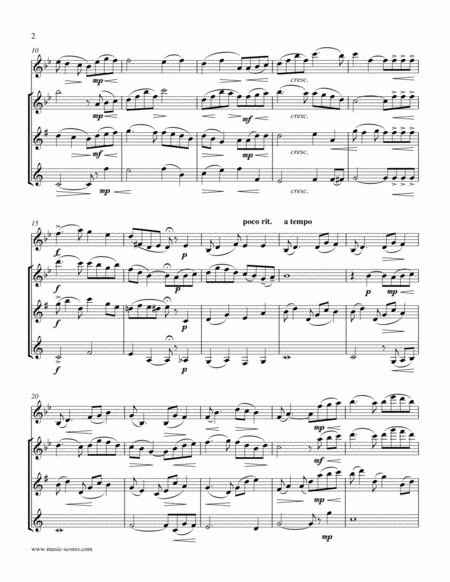 America The Beautiful For Three Violins And Cello Page 2