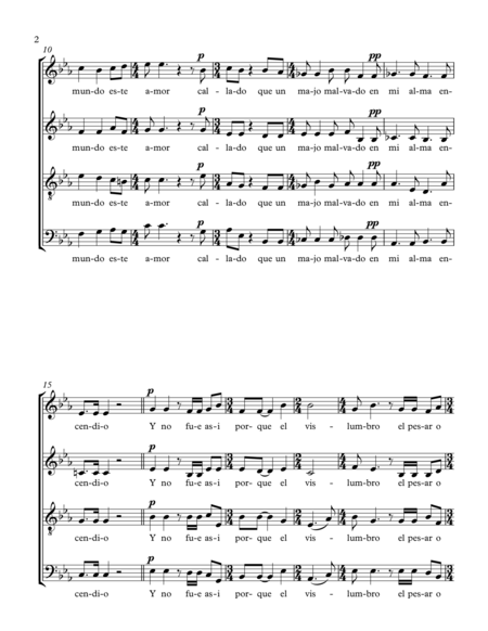 Amor Y Odio Love And Hate Satb Choir Page 2