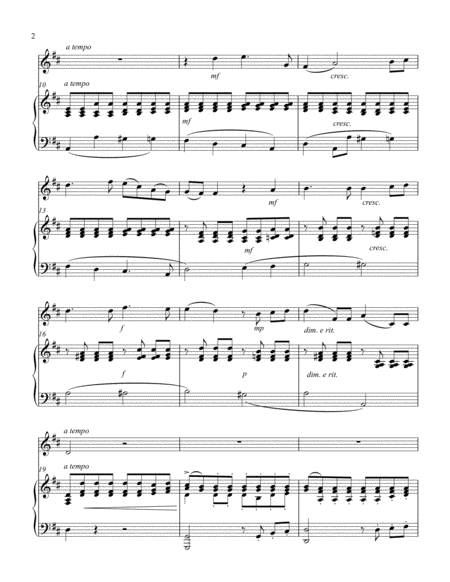 An Die Musik To Music Franz Schubert Flute And Piano Page 2