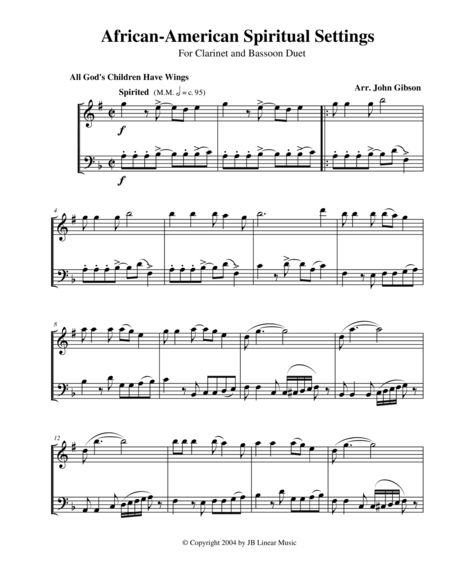 An Emerging American Music For Clarinet And Bassoon Duet Page 2