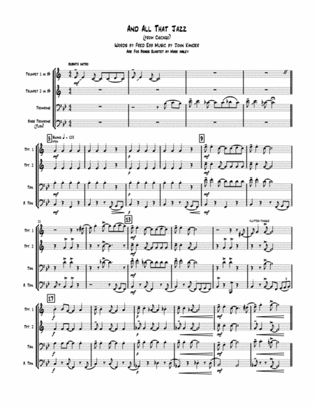 And All That Jazz For Brass Quartet Page 2