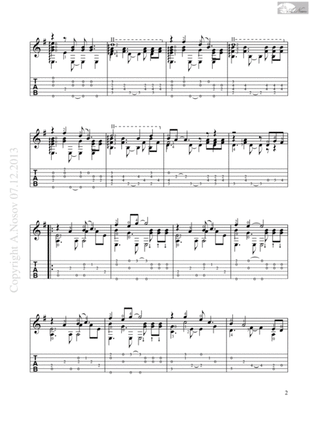 And I Love Her Sheet Music For Guitar Page 2