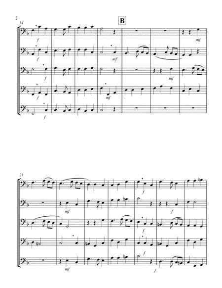 And The Glory Of The Lord From Messiah F Trombone Quintet Page 2