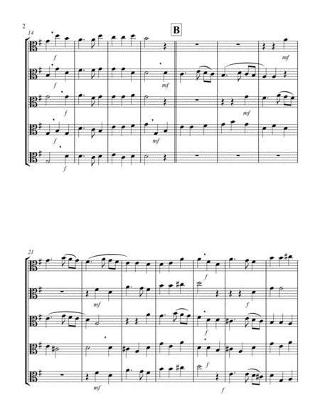 And The Glory Of The Lord From Messiah G Viola Quintet Page 2