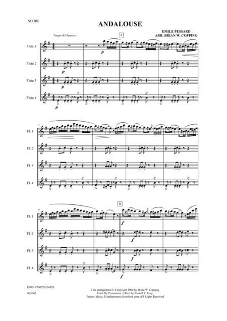 Andalouse Flute Quartet Page 2