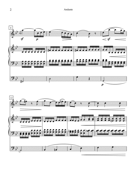 Andante From Mendelssohns Reformation Symphony For Violin And Organ Page 2