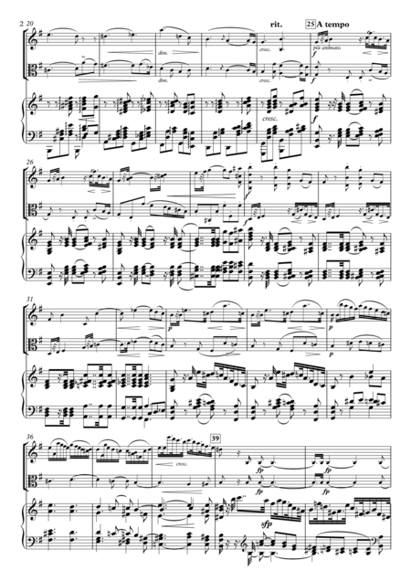 Andante From Piano Trio Op 17 For Violin Viola Piano Page 2