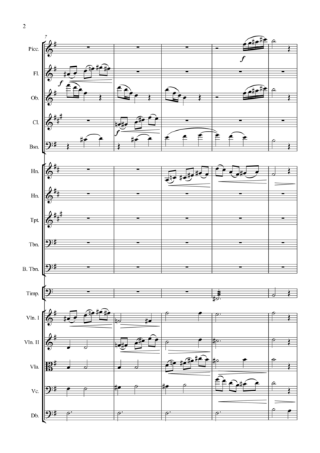 Andante No 1 From Seven Episodes For Orchestra Page 2