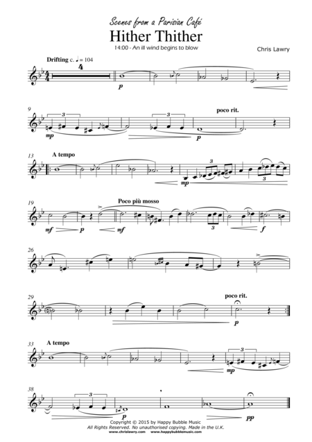 Ange Flgier Le Cor For Solo Horn And Concert Band Horn 4 Part Page 2