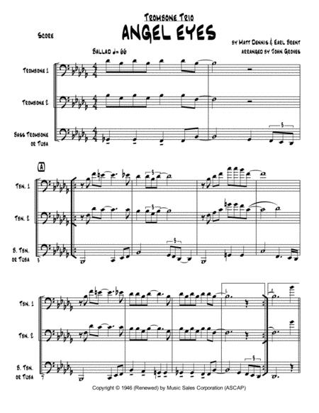 Angel Eyes Trombone Trio Page 2