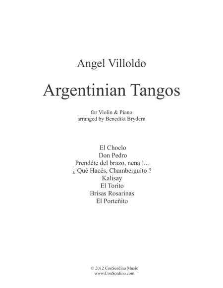 Angel Villoldo Classic Argentinian Tangos Vol 1 Page 2